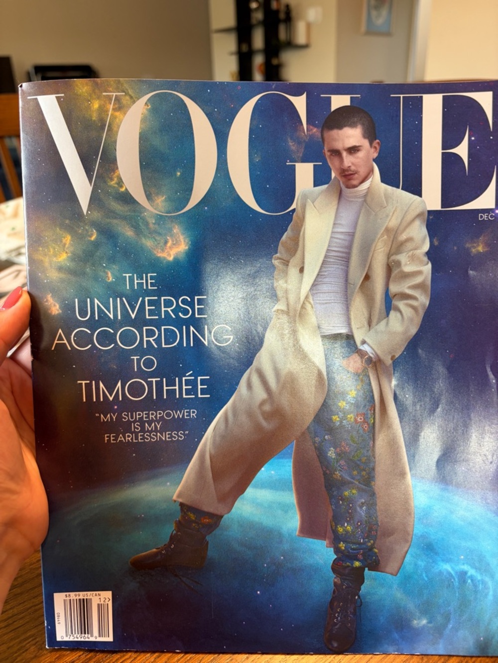 Timothee Chalamet Vogue Magazine